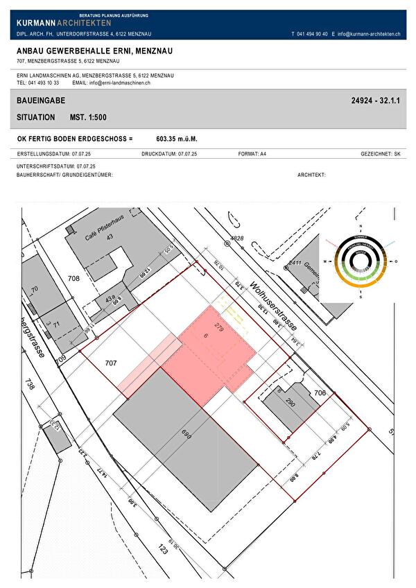 Situationsplan 1:500