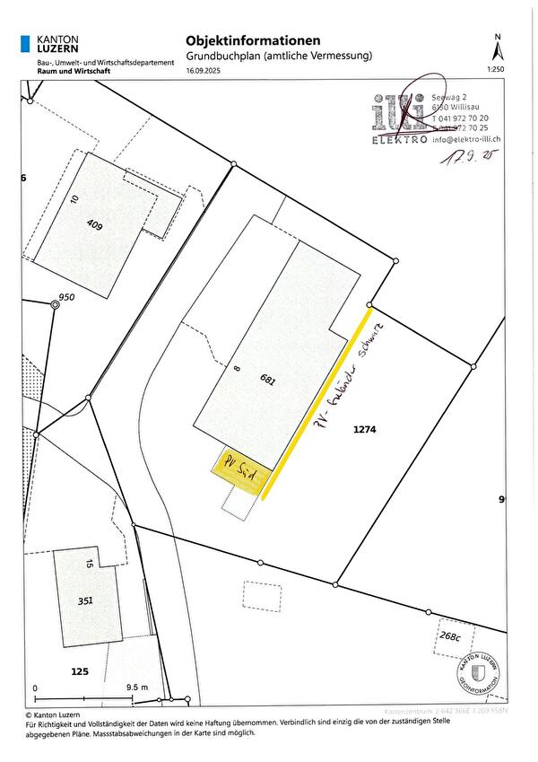 Situationsplan 1:250