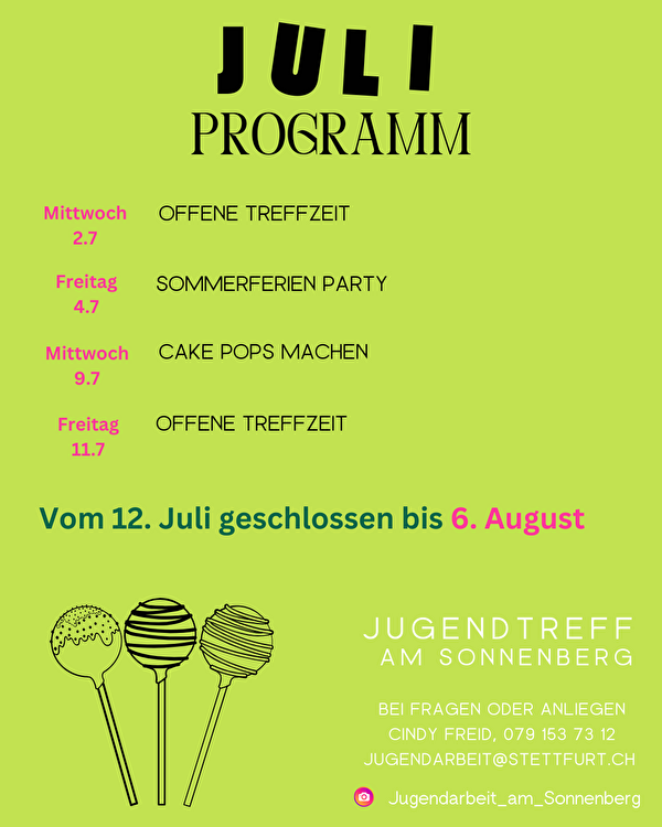 Programm Juli