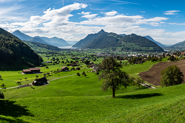 Blick auf Schwyz