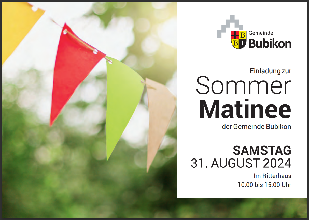 Flyer Sommer Matinee