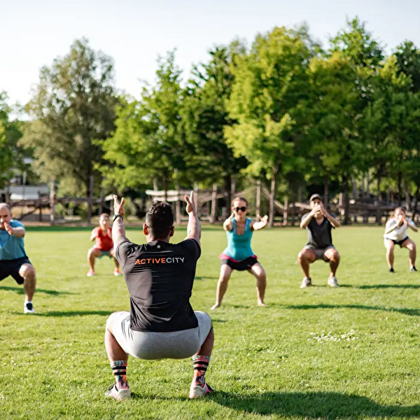 Bild beim Fitness machen 