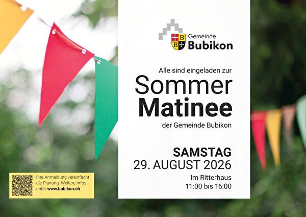 Flyer Sommer Matinee 2026