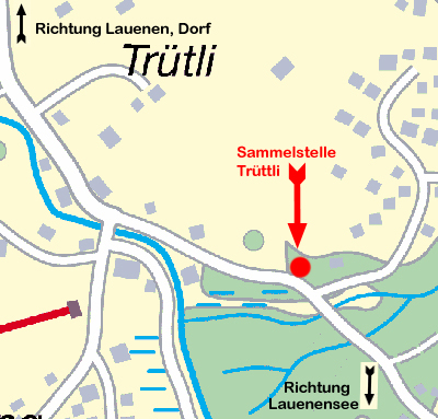 Verzweigung Richtung Trüttli und Lauenensee