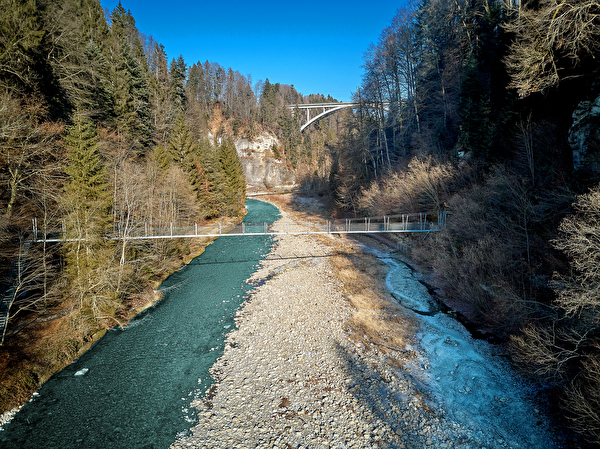 Hängebrücke Sense