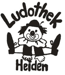 Das Bild zeigt das Logo der Ludothek Heiden