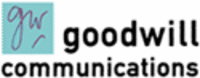 Das Bild zeigt das Logo der goodwill communications