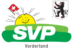 Hier sehen Sie das Logo der SVP-AR-Vorderland
