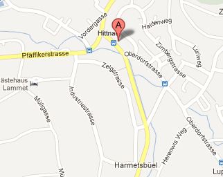 Lageplan Kindergarten Unterhittnau
