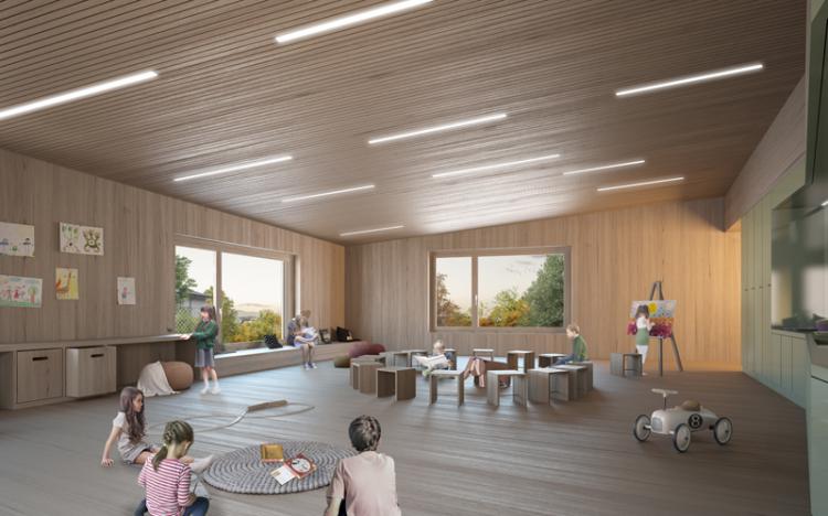 Innenraum (Visualisierung BEM Architekten, Baden)