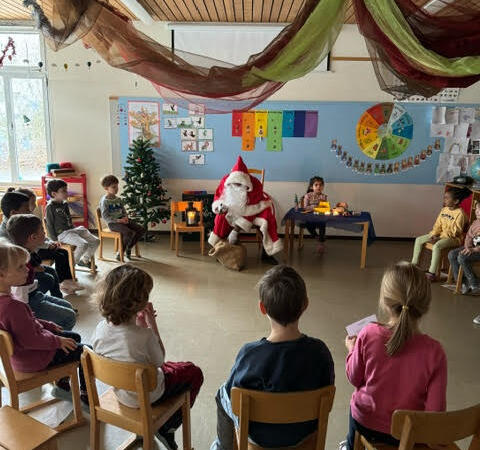 Samichlaus im Kindergarten 