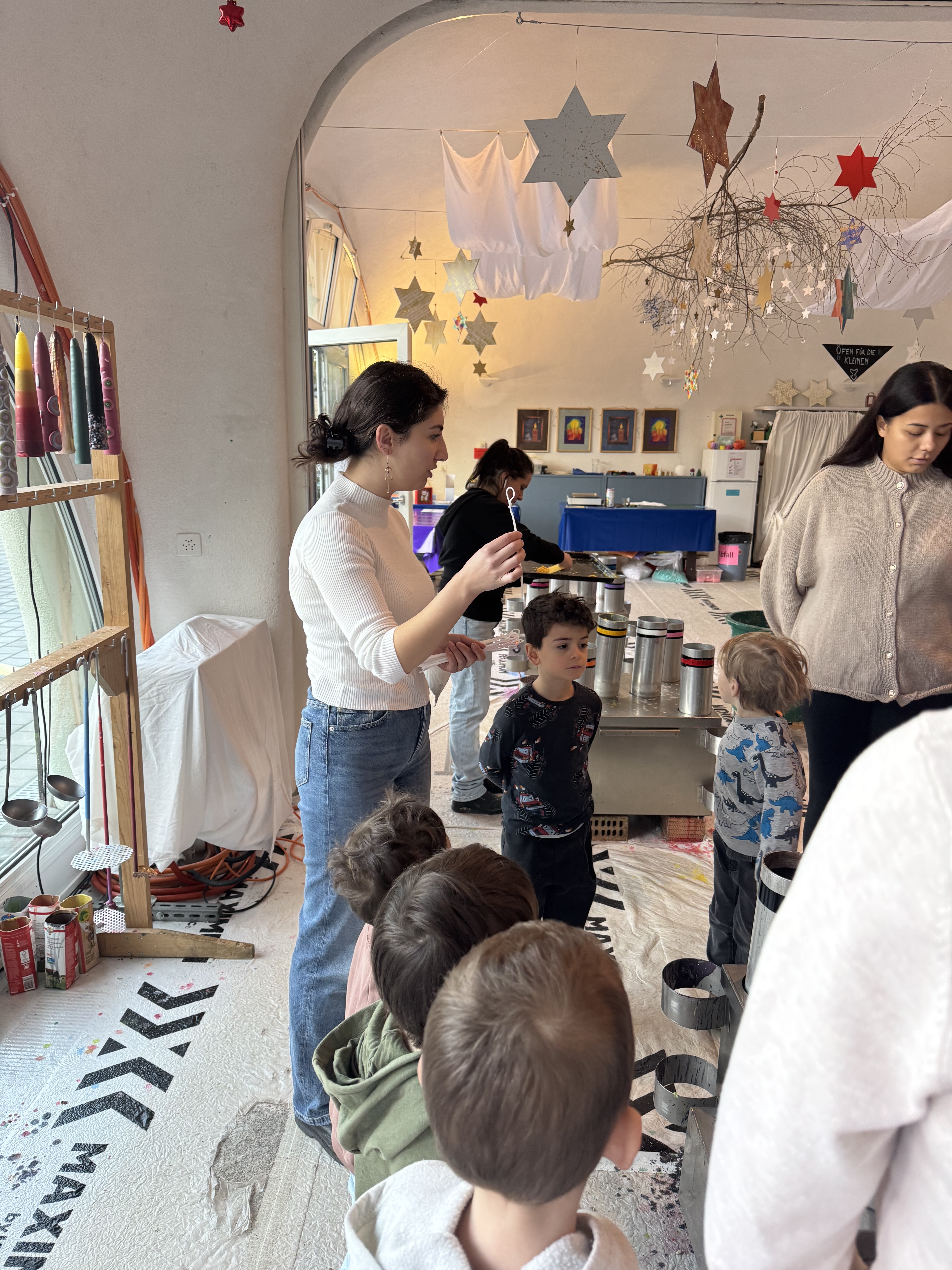 Kerzenziehen - Kindergarten Staffelacker 1