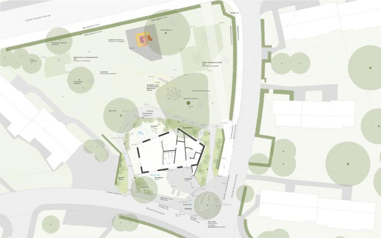 Spielplatz und Quartierpark Lozziwiese (Visualisierung BEM Architekten, Baden)