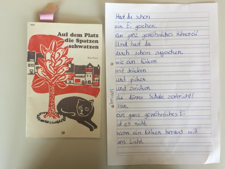 Gedicht von Rita Peter