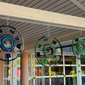 Dekoration Schulhaus Eingang