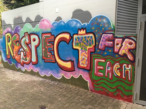 Untermosen: Graffiti-Workshop 6. Klasse