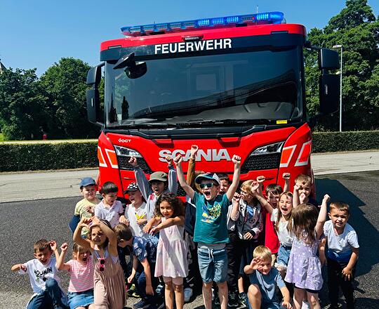 Abschluss Feuerwehrbesuch