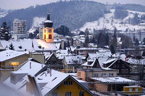 Hergiswil im Winterkleid