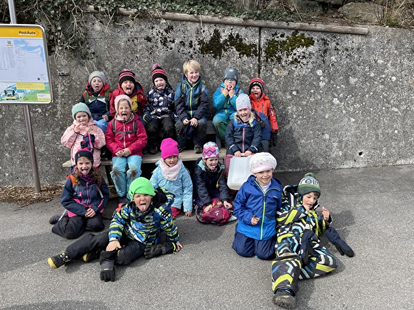 Waldtag Kindergarten blau