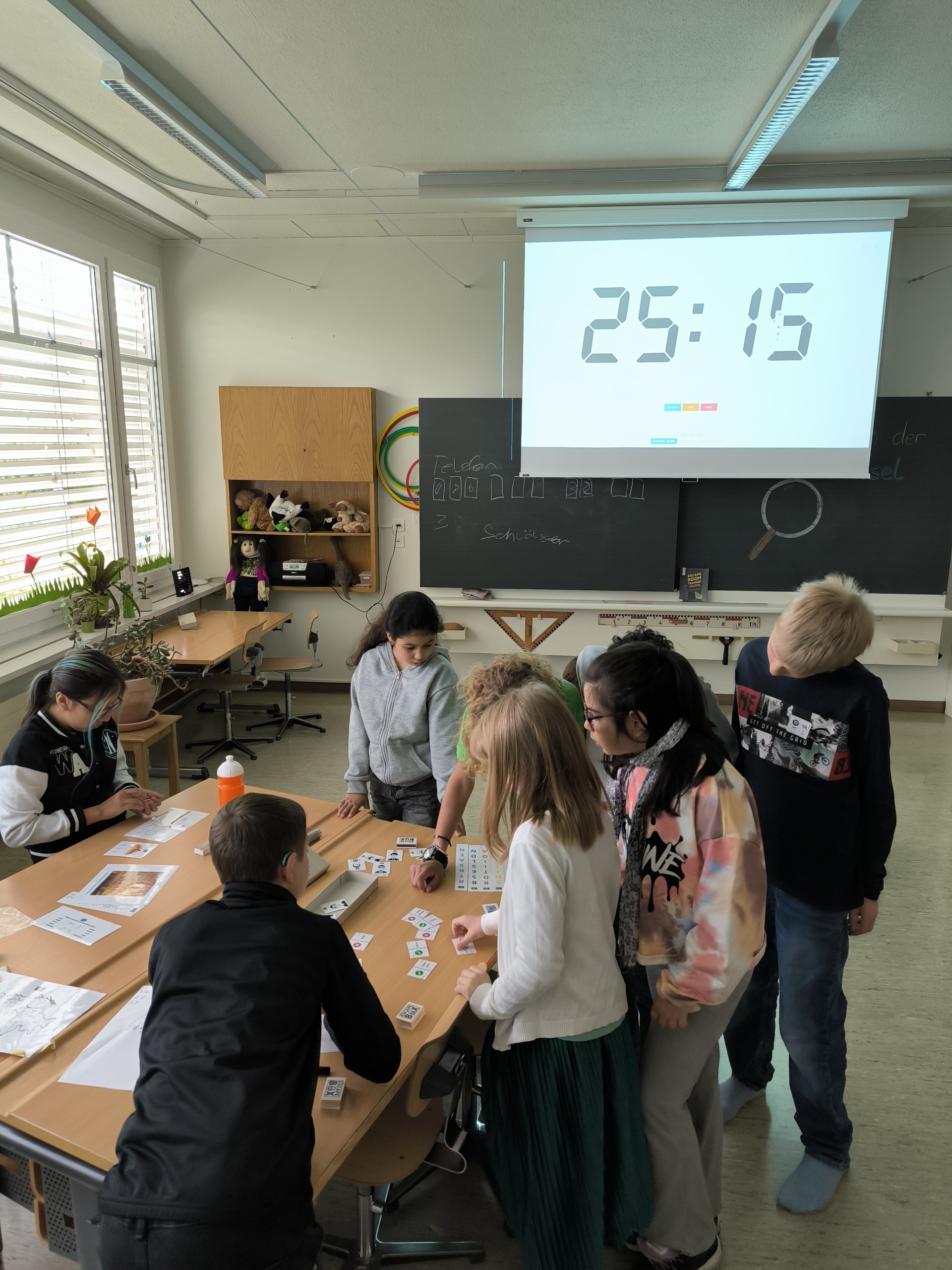 Im Escape-Room läuft die Zeit davon