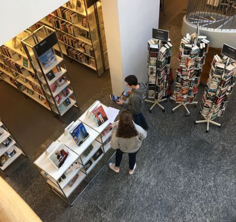 In der Bibliothek