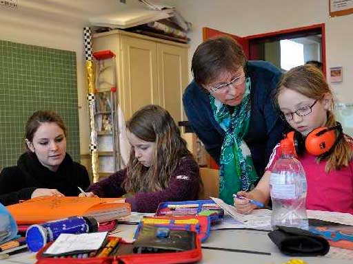 Wien guckt bei der Schule Oberägeri ab 
