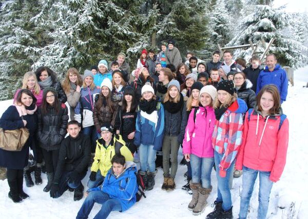 Klassenfoto auf dem St. Jost