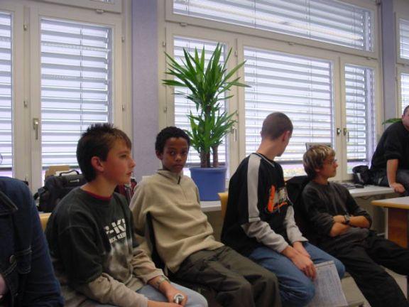 Vorstellrunde im Klassenzimmer