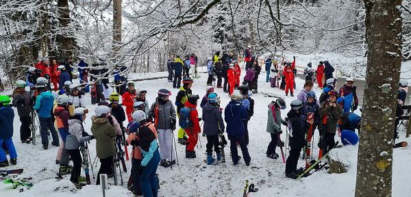 Deux im Schnee