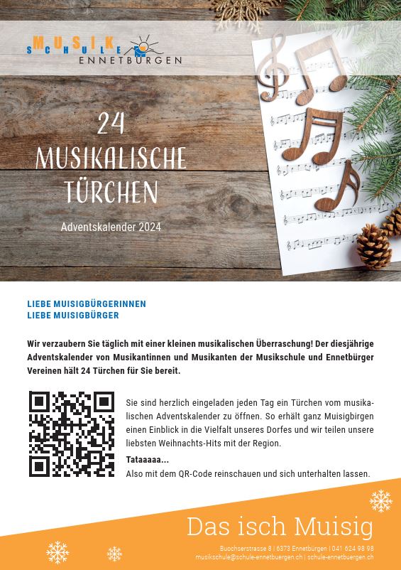 Adventskalender der Musikschule