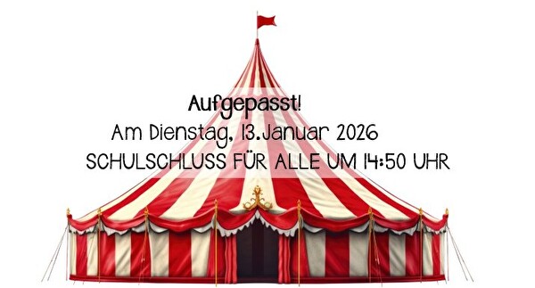 Schulschluss um 14:50 Uhr