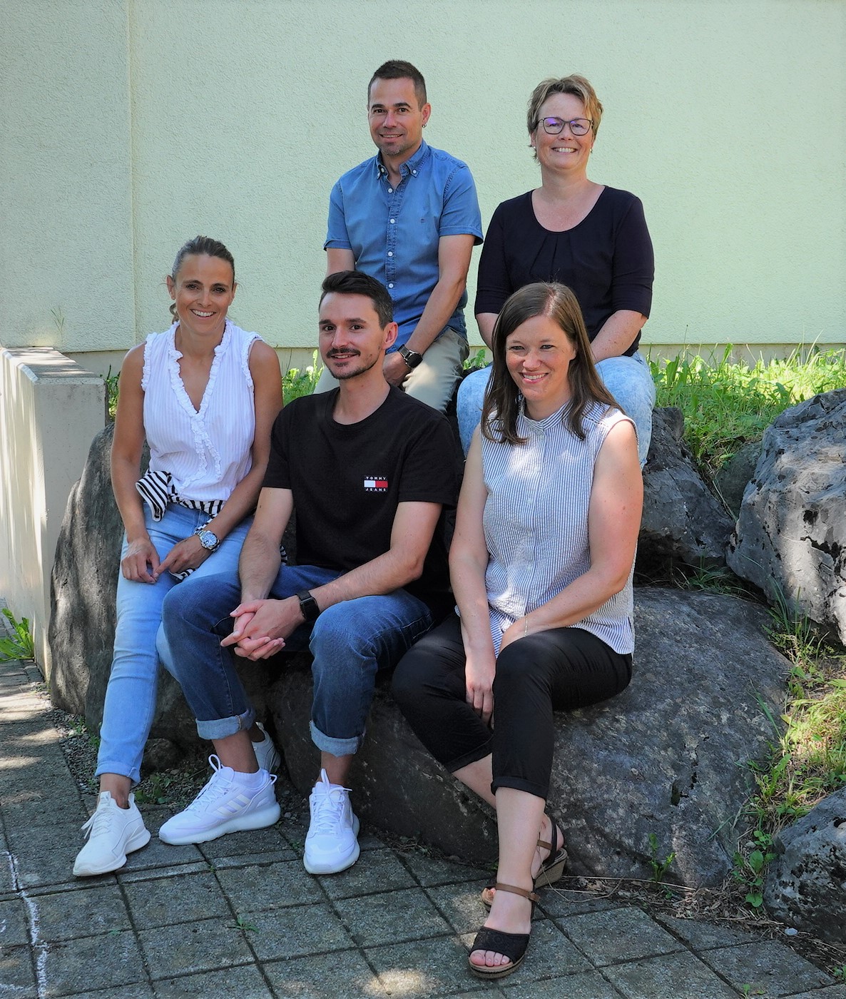 v.l.n.r. vorne: Arlette Zimmermann, Laurent Rüegger, Katja Durrer / hinten: Bernhard Blättler, Karin Anderhirsern
