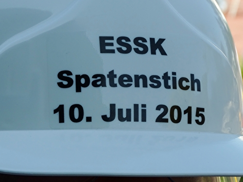 Spatenstich vom 10. Juli 2015 für die Erweiterung der Schul- und Sportanlage Kollbrunn