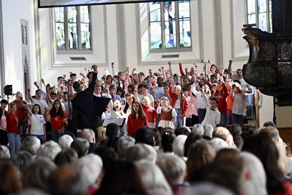 Voller Einsatz bei fast 150 Schülerinnen und Schülern.