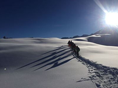 Schneeschuh wandern