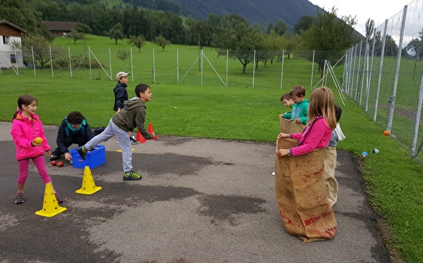 Postenlauf am Sporttag