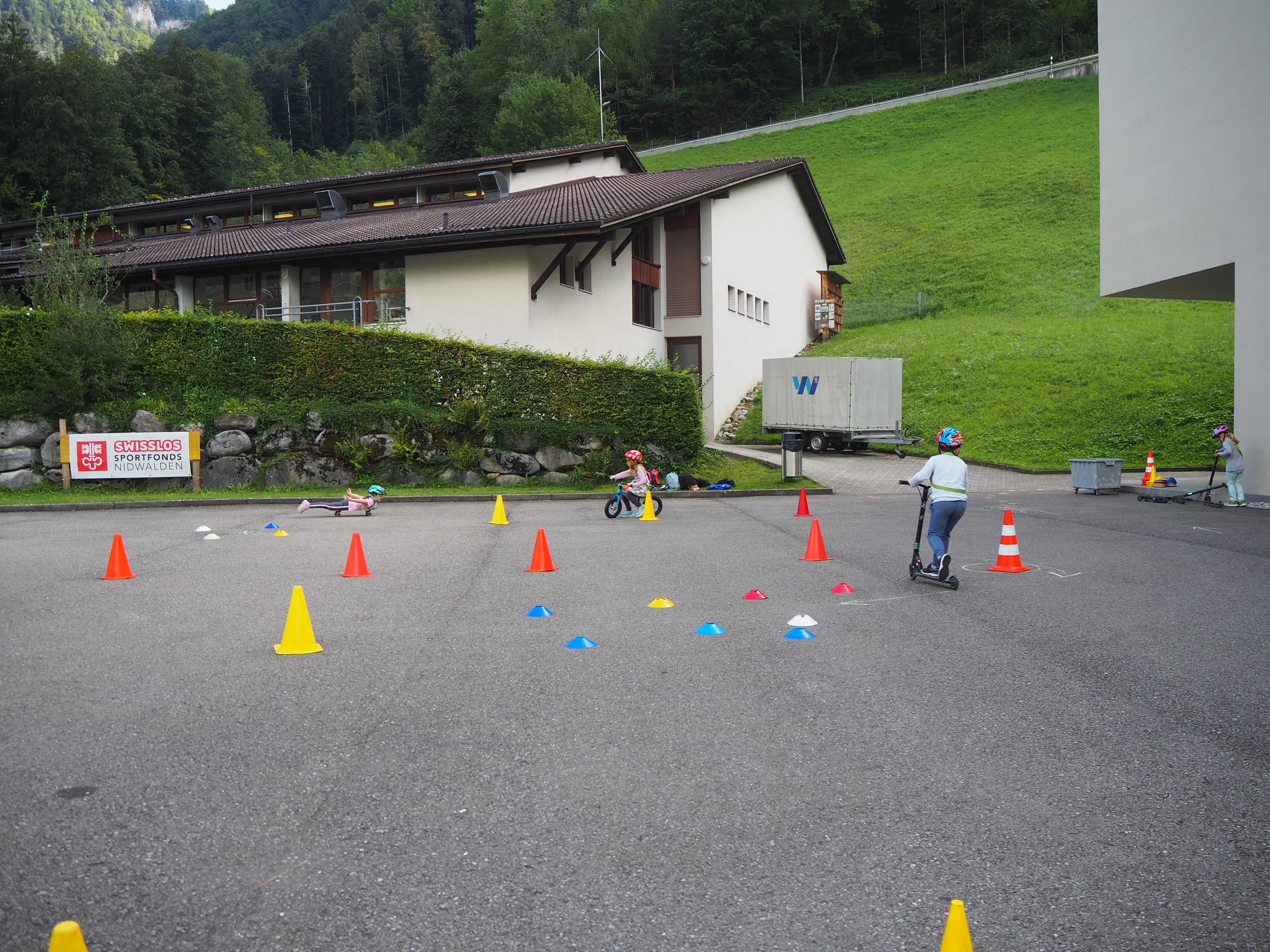Auch der Parcours ist beliebt.