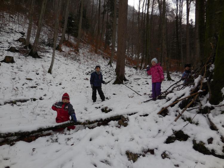 Schneeballschlacht
