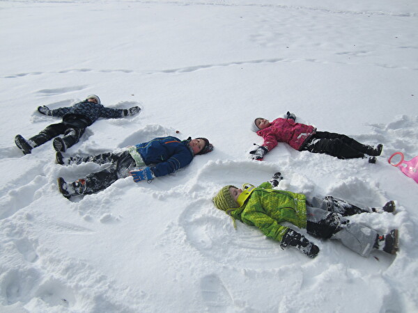 Engel im Schnee