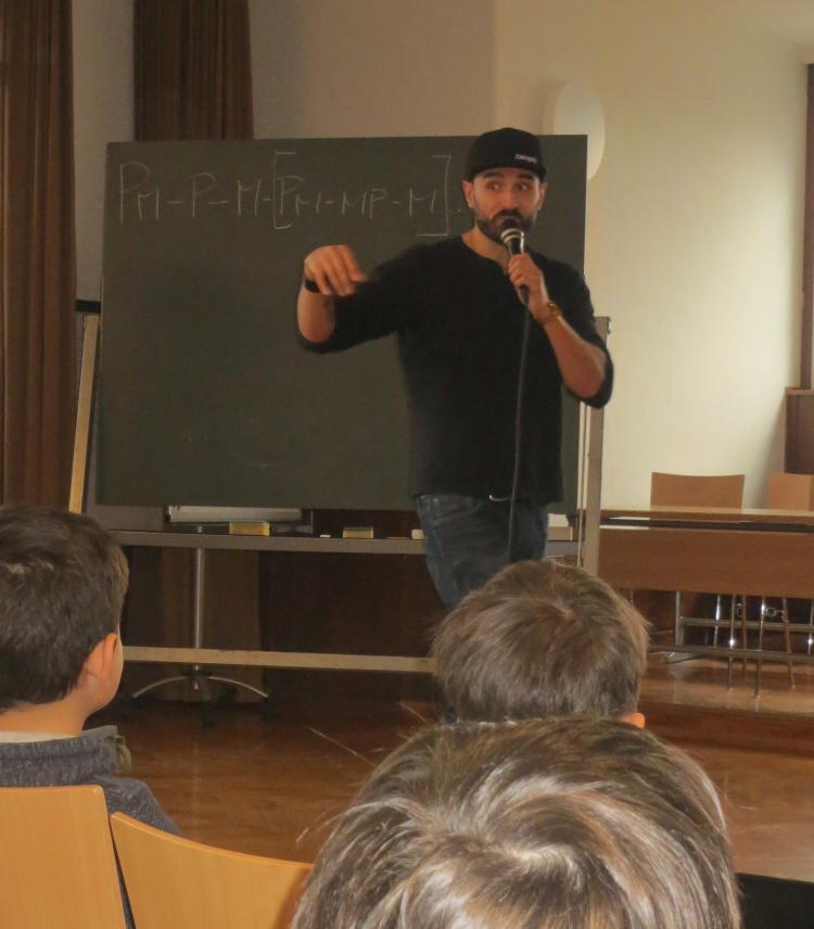Beatboxing mit Miguel Camero