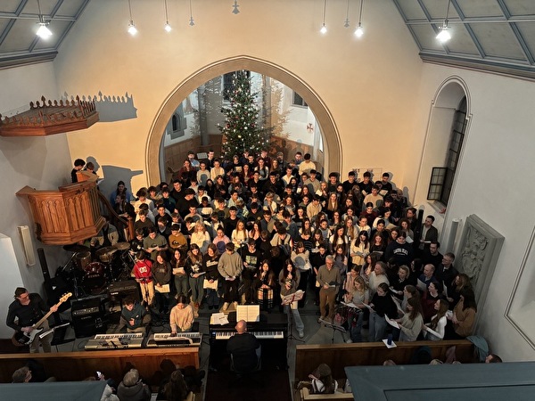 SuS am Weihnachtssingen in der Kirche