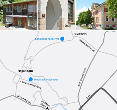 Schulhaus Hagendorn und Niederwil