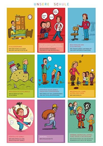 Plakat Schule 