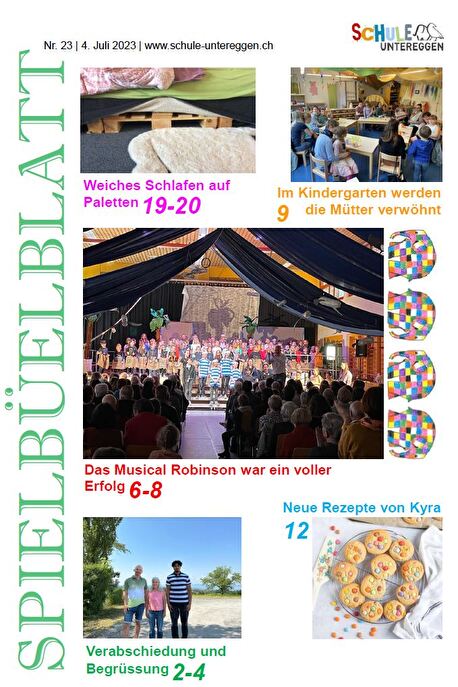 Spielbüelblatt 2023