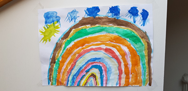 Zeichnung  Regenbogen 