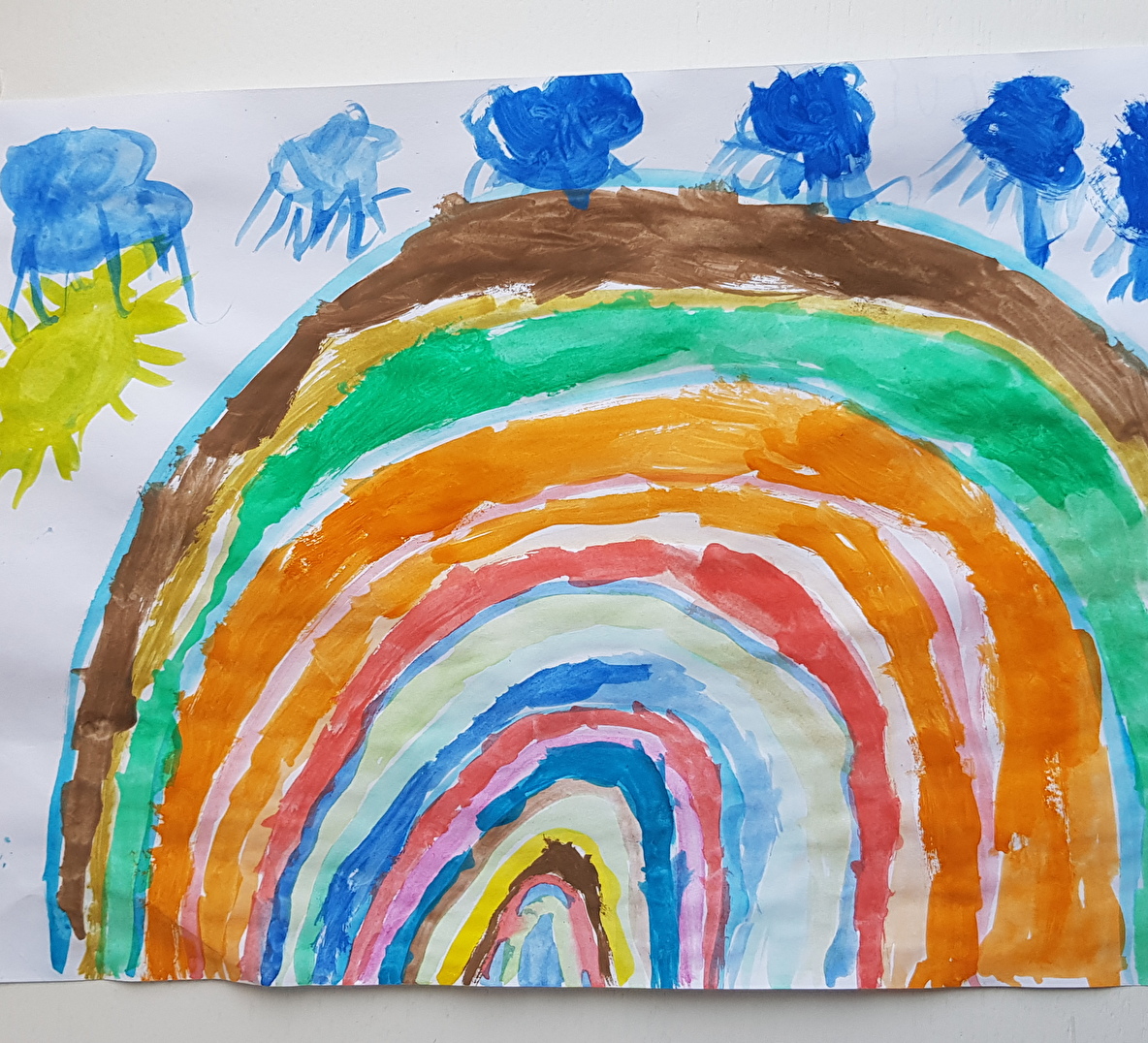 Zeichnung  Regenbogen 