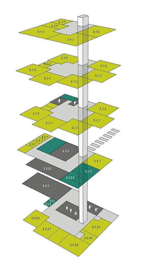Plan Schulhaus Dorf I