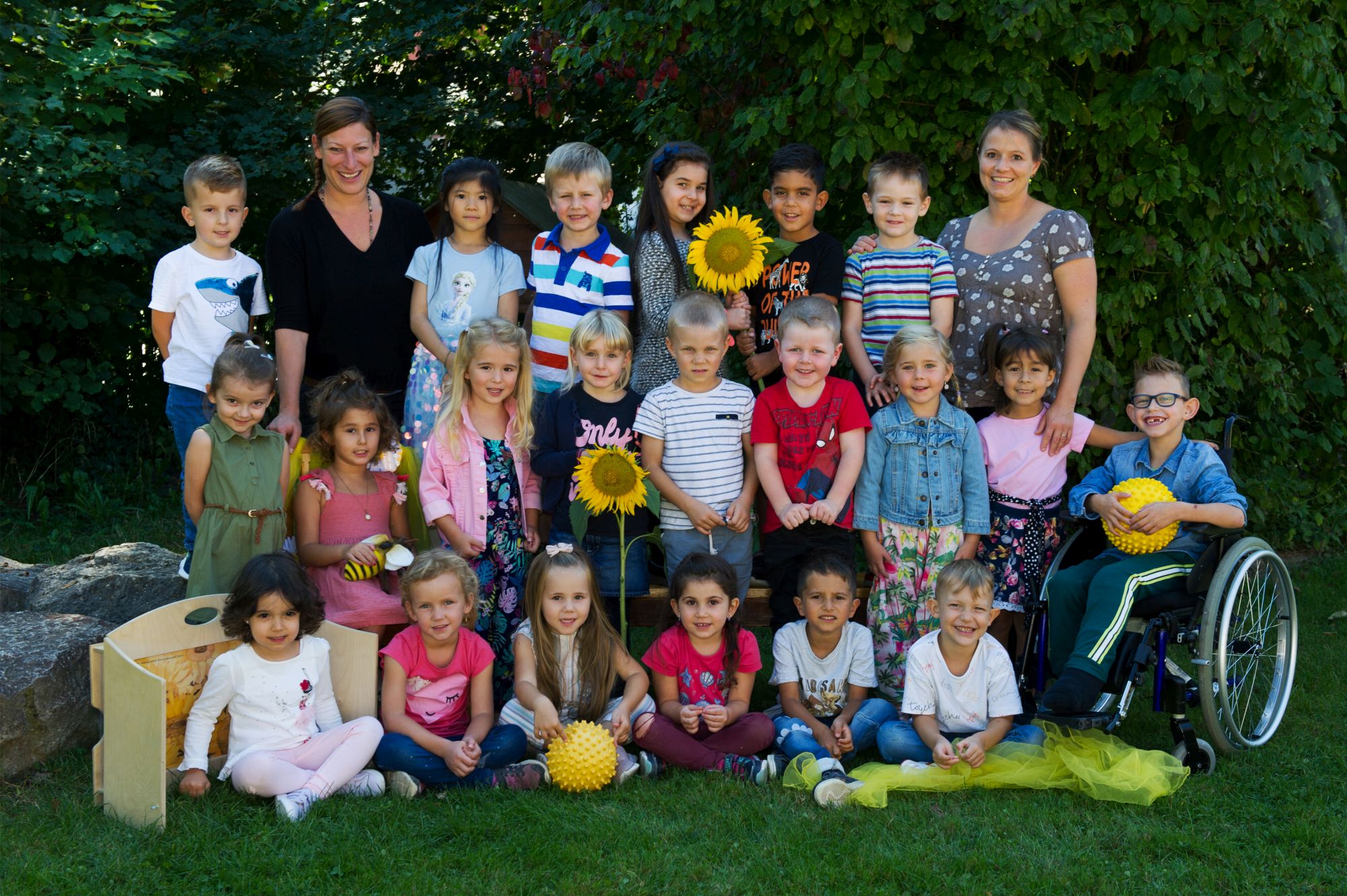 Klassenfoto Kindergarten Wirbelwind 2020-2021