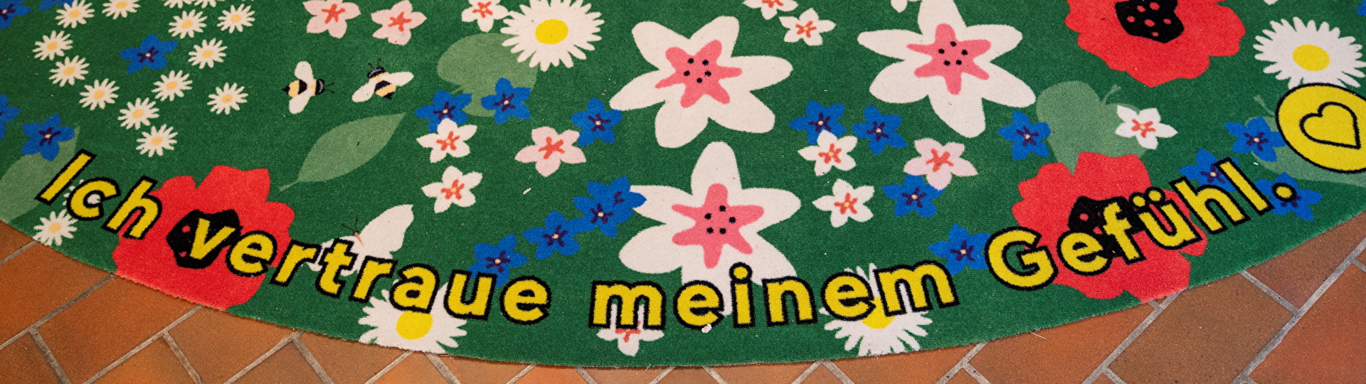 Ich vertraue meinem Gefühl.