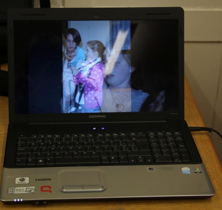 Fotoshow am Laptop